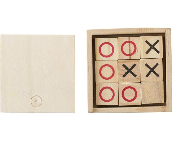 Hölzernes Tic Tac Toe-Spiel Alessio Braun -  427062.011