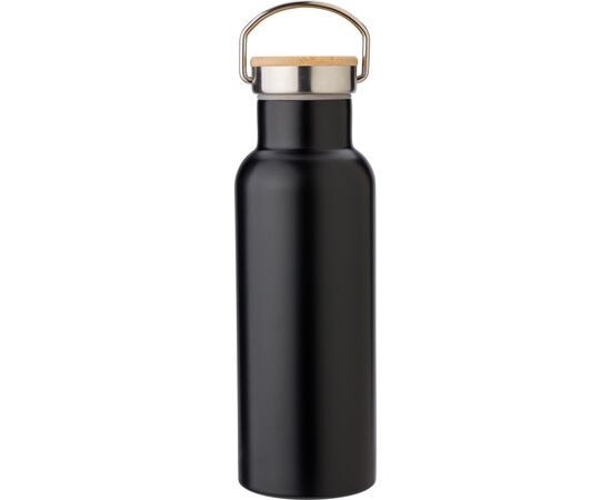 Edelstahl-Trinkflasche doppelwandig Odette Schwarz -  668130.001