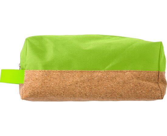 Toilettas van polyester en kurk Lynn Groen -  676271.004