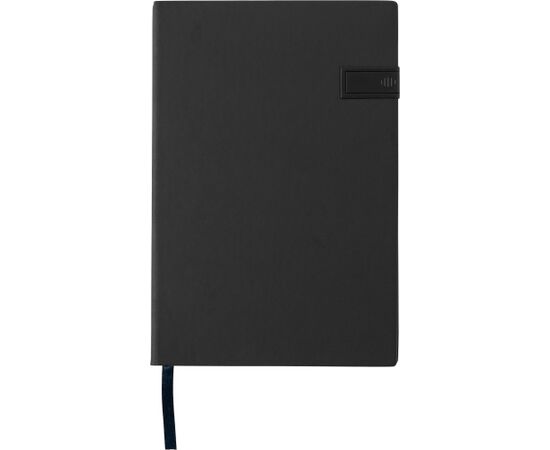 PU notitieboek met USB stick Lex Zwart -  8582.001.16GB