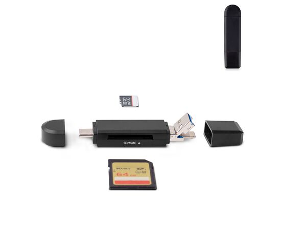 Kaart lezer USB Zwart - empty LT26902-N0002