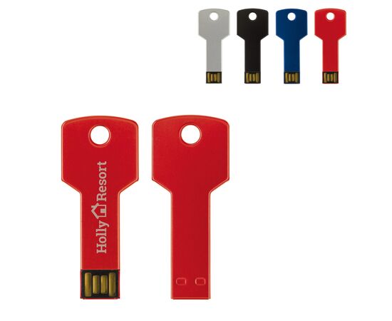USB stick 2.0 key 8GB Zwart - empty LT26903-N0002