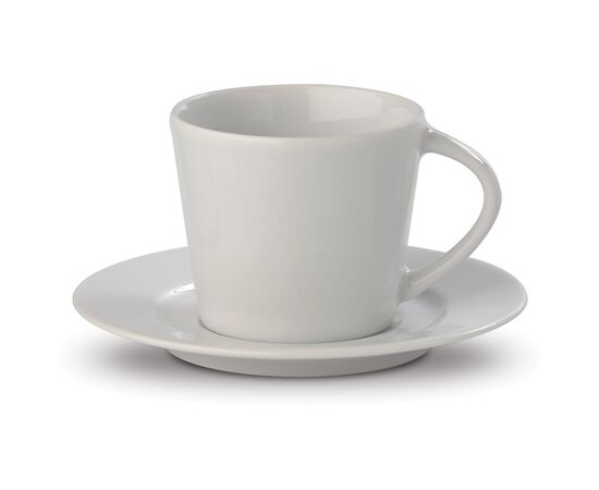 Tasse et sous-tasse Firenze 100ml Blanc -  LT50221-N0001