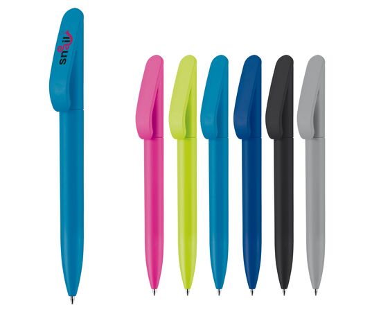 Kugelschreiber Slash Soft-Touch Hergestellt in Deutschland Grau -  LT80110-N0061