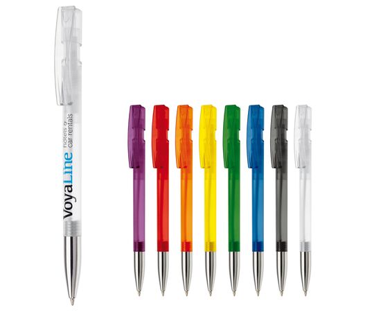 Stylo Nash Transparent Translucide, Blanc -  LT80805-N0401