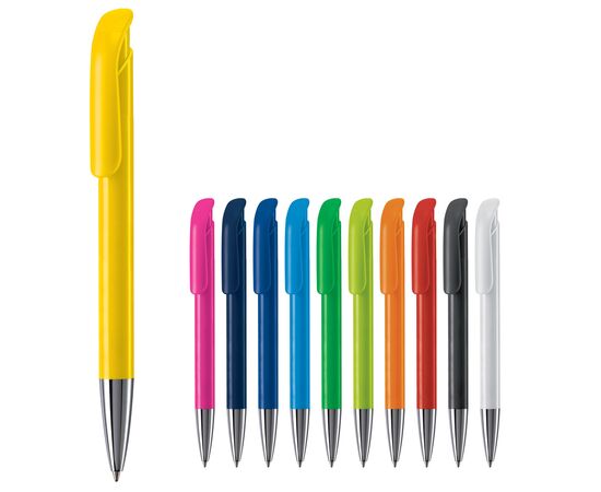 Stylo bille Atlas, couleurs opaques et pointe métal Noir -  LT80826-N0002