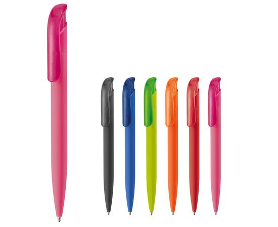 Stylo bille Atlas soft-touch Rouge -  LT80828-N0021