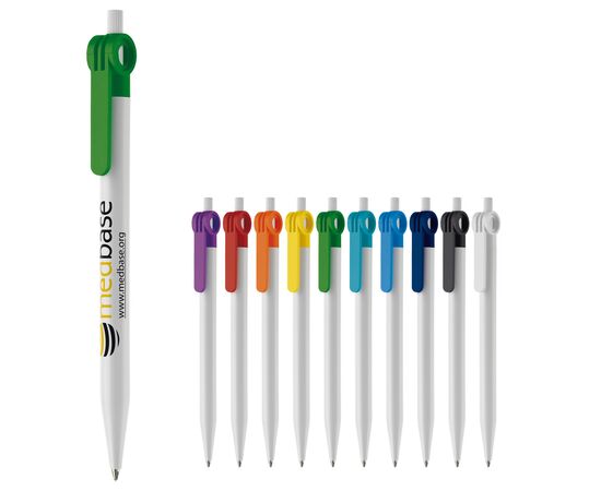 Kugelschreiber Futurepoint Hardcolour Weiss, Weiss -  LT80886-N0101