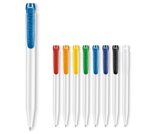 Ball pen IProtect hardcolour White, White - Stilolinea LT80913-N0101