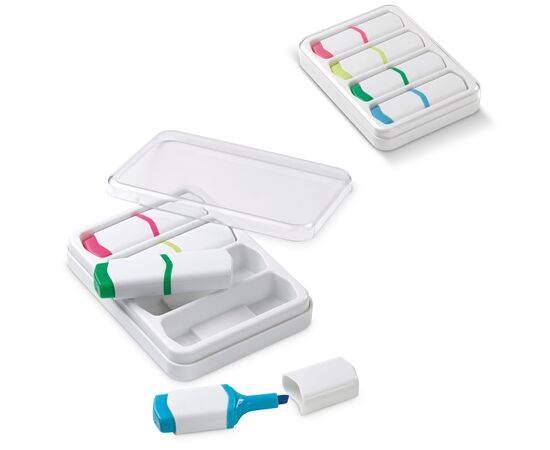 Textmarkter Set 4St. 75mm Weiß -  LT81294-N0001