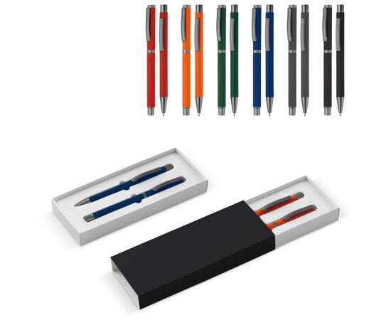 Parure métal NEW YORK Rouge -  LT82912-N0021