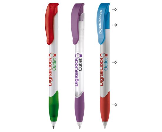 Kugelschreiber Apollo Combi Weiß, Transparent, Neon Sortiment -  LT87110-N0999