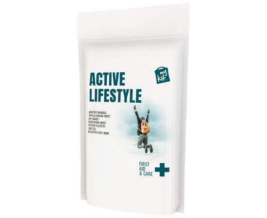 Kit de premiers soins MyKit pour mode de vie actif avec pochette en papier Blanc - MyKit 1Z260501