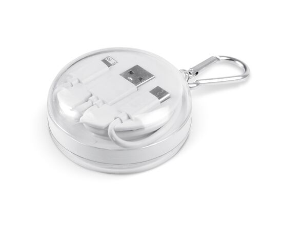 Écouteurs sans fil avec boîtier rond Blanc -  LT90499-N0001