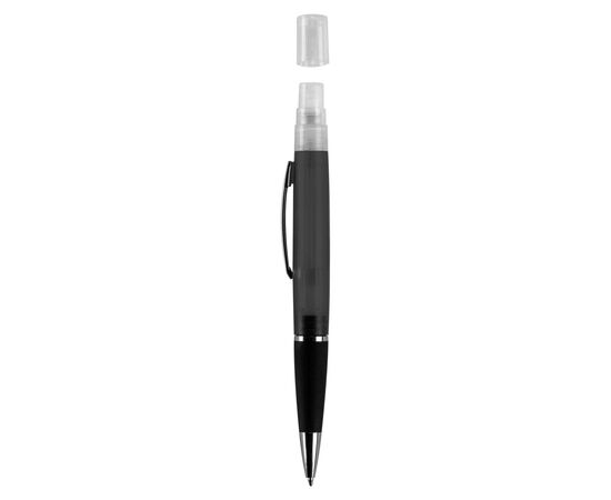 Balpen met hand cleaning spray 8ml Zwart -  LT90346-N0002