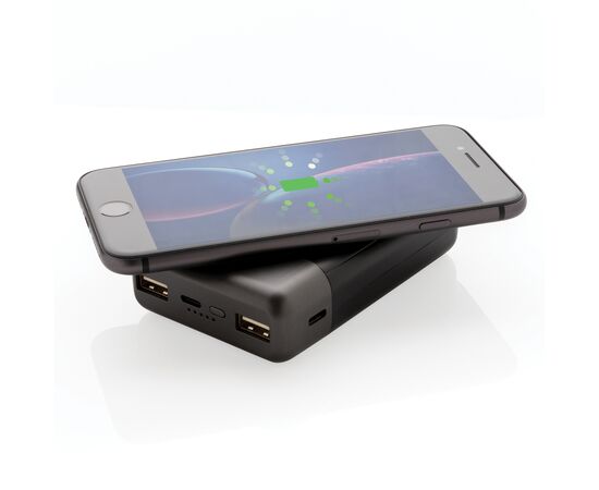 Ultimate 10.000 mAh Wireless Charging Powerbank Black, Grey - XD Collection P322.161