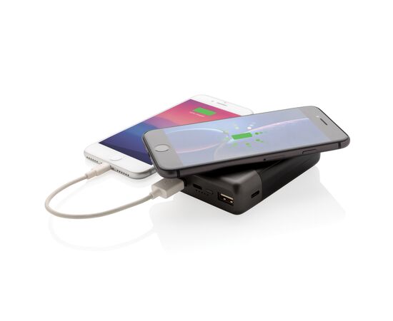 Ultimate 10.000 mAh Wireless Charging Powerbank Black, Grey - XD Collection P322.161