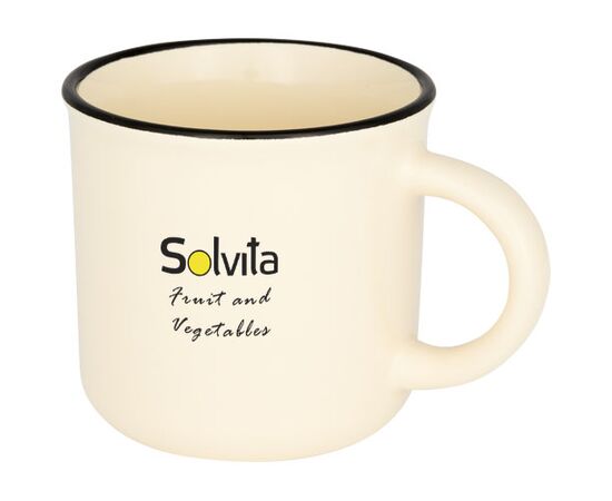 Lakeview 310 ml ceramic mug Cream - Bullet 10054204