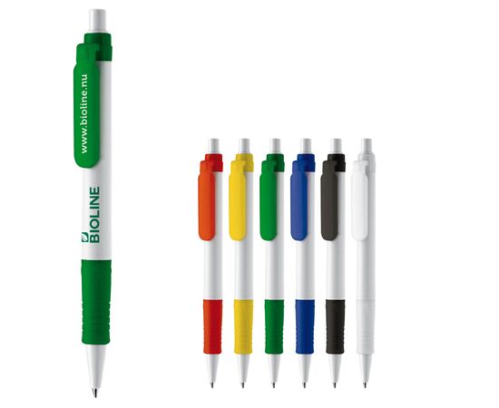 Kugelschreiber Vegetal Pen Hardcolour Weiss, Weiss - Stilolinea LT87541-N0101