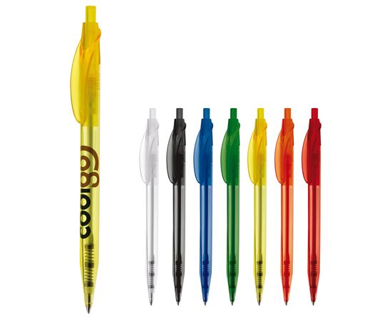 Balpen Cosmo transparant Transparant, Zwart -  LT87616-N0402