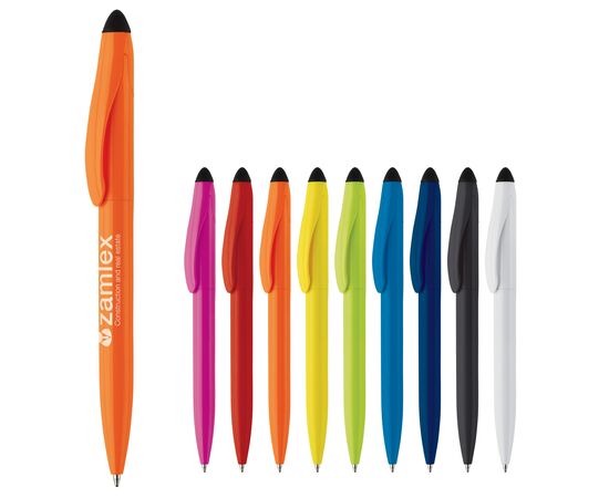 Ball pen Touchy stylus hardcolour Light Green, Black -  LT87694-N3202