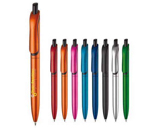 Kugelschreiber Click-Shadow metallic Silber -  LT87763-N0005