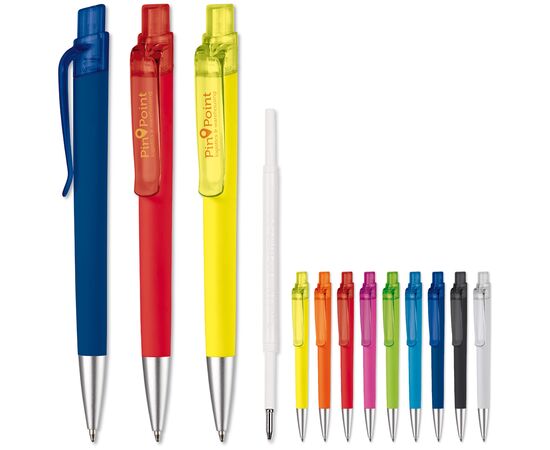 Balpen Triago rubberised Wit -  LT87765-N0001