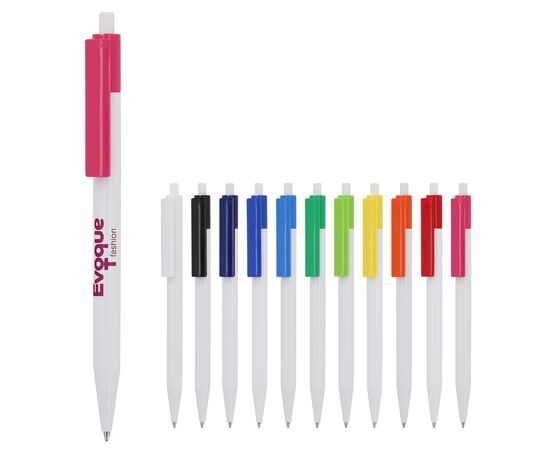 Kugelschreiber Kuma Hardcolour Weiss, Weiss -  LT87877-N0101
