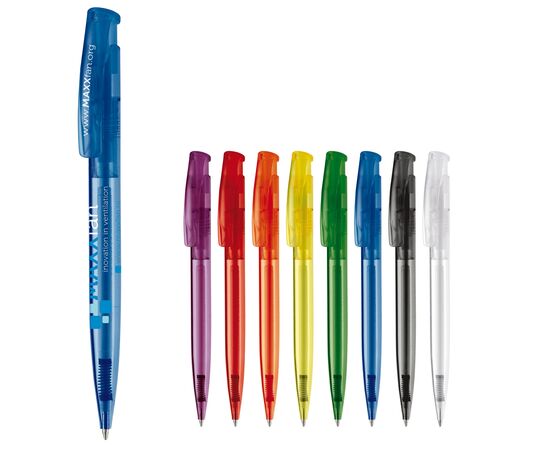 Balpen Avalon transparant Transparant, Blauw -  LT87942-N0411