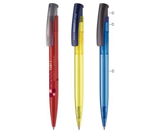 Stylo Avalon Combi Blanc, Transparent, Assortiment fluorescent -  LT87943-N0999