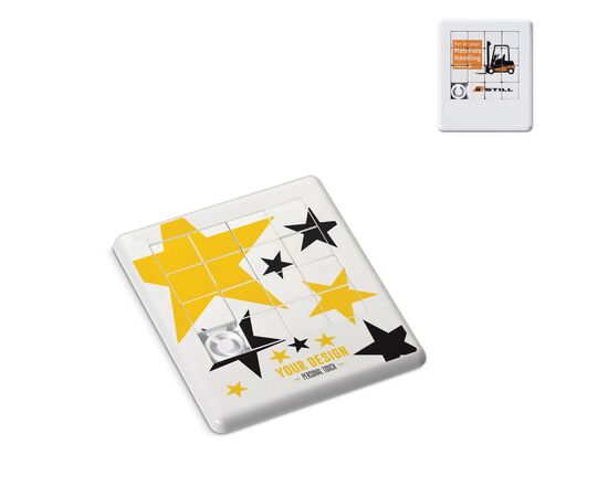 Schuifpuzzel rechthoek Wit -  LT90770-N0001