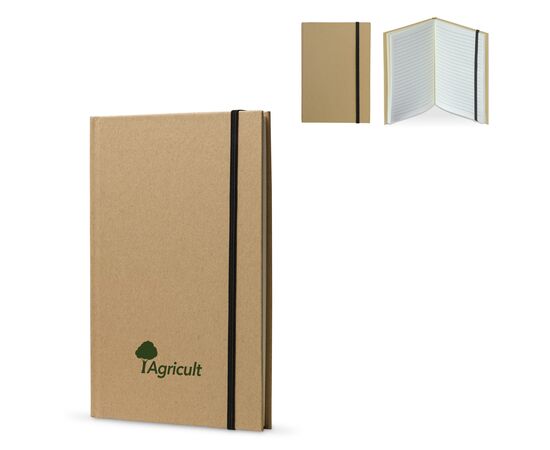 Karton Notizbuch A5 Braun -  LT90837-N0051