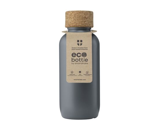 EcoBottle 650 ml d'origine végétale - fabriquée en EU Gris foncé - Eco Bottle 177692