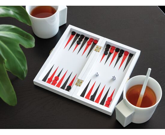 Deluxe 3-in-1 board game in wooden box White - XD Collection P940.053