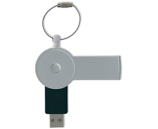 USB flash drive retractable 4GB Silver -  LT26702-N0005