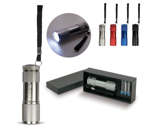 Aluminium zaklamp LED Rood -  LT90960-N0021