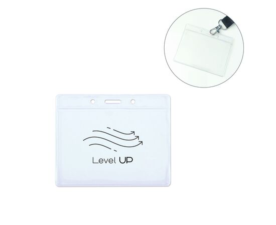 Ausweishalter quer Transparent -  LT91088-N0004