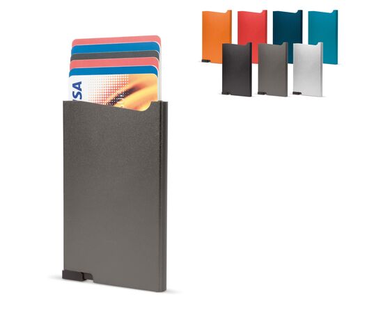 RFID aluminium bankpashouder Zwart -  LT91190-N0002