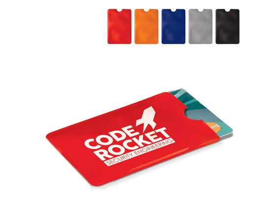 Porte-cartes bancaire anti-RFID souple Argent -  LT91242-N0005