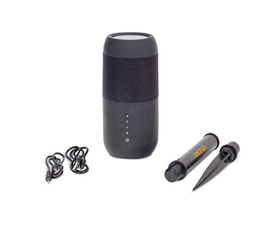 Wireless solar speaker torch 2x5W IPX6 Black - empty LT91280-N0002