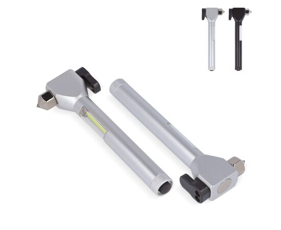 Safety Hammer Car with Flashlight Black - empty LT91282-N0002