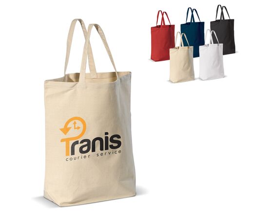 Carrier bag canvas 250g/m² 41x12x43cm White -  LT91487-N0001