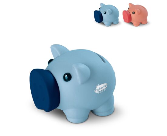 Little piggy swientie - piggy bank Light blue -  LT91539-N0012