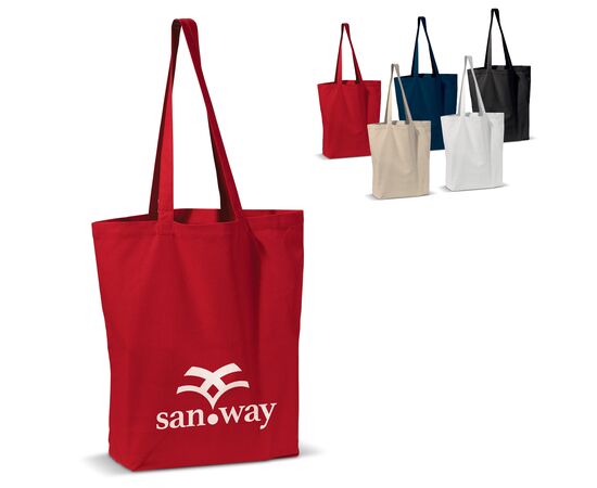 Shoulder bag canvas 250g/m² 41x12x43cm White -  LT91713-N0001