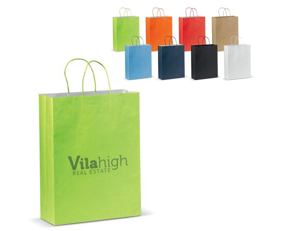 Draagtas papier groot 120g/m² Zwart -  LT91718-N0002