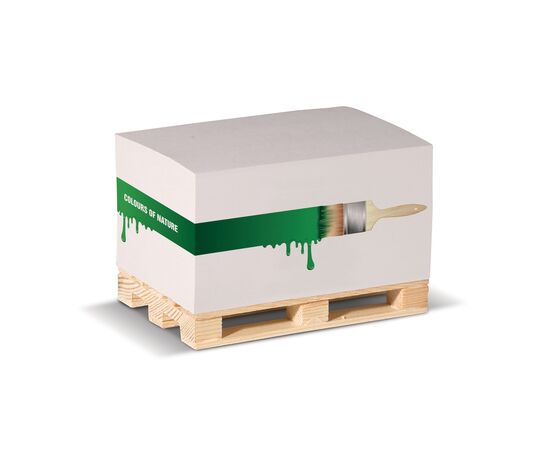 Pallet Block, recycled paper 12x8x6cm White -  LT91846-N0001