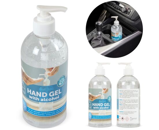 Gel nettoyant pour les mains avec alcool 500ml Transparent blanc -  LT92707-N0401