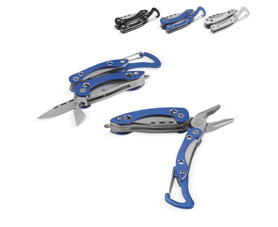 Multi-tool with carabiner Black -  LT93405-N0002