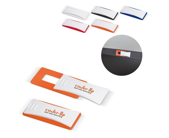 Webcam cover Wit, Rood -  LT95033-N0121