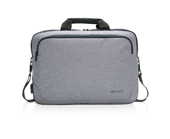 Sacoche pour ordinateur portable 15” Arata Gris, Noir - XD Design P762.182